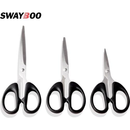 Swayboo Stainless Steel DIY Scissors Student Office Craft Supplies Scissors Manual DIY School Scissors 3 Size paper cutting