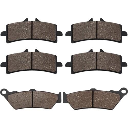 Cyleto Motorcycle Front and Rear Brake Pads for DUCATI Diavel Dark / Strada 2013 2014 2015