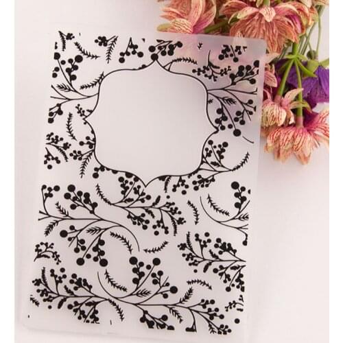 Fruits Plastic Embossing Folder Template DIY Scrapbook Photo Album Card Making Decoration E56C