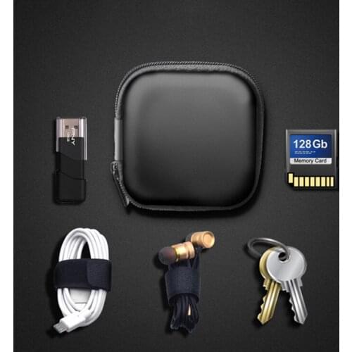 Protable Waterproof Protection Earbuds Bags Earphone Storage Case Shell Headphone Accessories Cable Carrying Hard Bag Mini Box