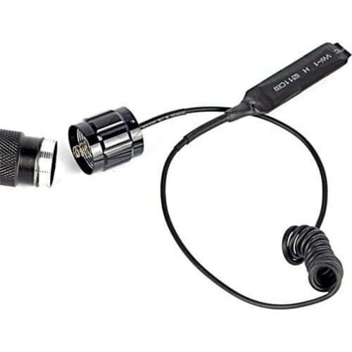 Touch ON/OFF Remote Pressure Rat Tail Extension Switch For WF 501B Led Flashlight Light