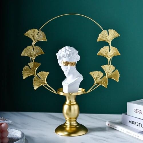 Light Luxury Home Decoration Ginkgo Leaf Decoration Home Accessories Wrought Iron Ginkgo Leaf Business Gift