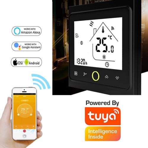 BAC002 Series WiFi Smart Touch Thermostat Electric floor Heating Temperature Remote Controller