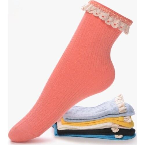 High quality Womens socks lace Bamboo fiber summer thin white short socks ladies Breathable and deodorant female