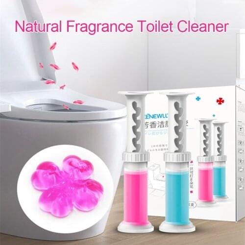 1PC Toilet Descaler Cleaner Rose Ocean Scent Lavatory Deodorant Freshener Toilet Fragrance Deodorant Gel Cleaner Dropshipping
