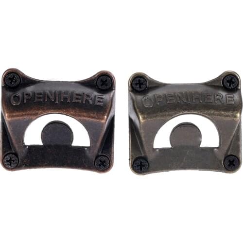 1Pc Vintage Wall Bottle Opener Wall Mounted Hanging Beer Wine Soda Glass Bottle Cap Opener with 4 Screws Kitchen Bar Useful Tool