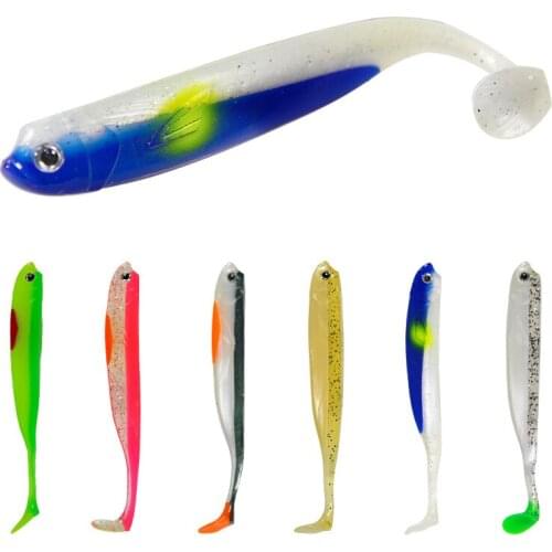 2pcs/lot 15cm 15.9g Silicone Soft Worm Bait 3D Eyes Jig Head Soft Lure Fly Fishing Bait Crankbait Artificial Bait Fishing Tackle