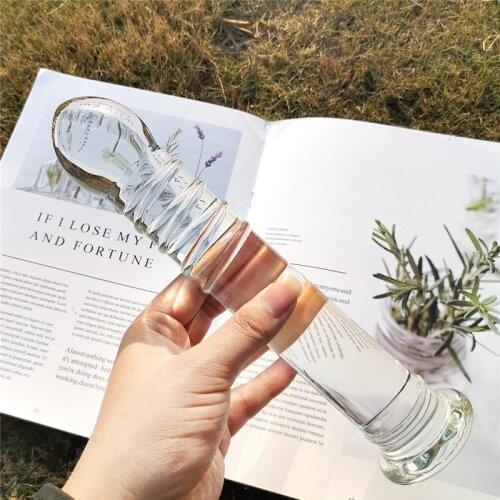 255x50mm Big Large Huge Unisex Glass Dildo Men Anal Crystal Penis Pyrex Dick G-spot Women Gay Lesbian Sex Toys Erotic Product