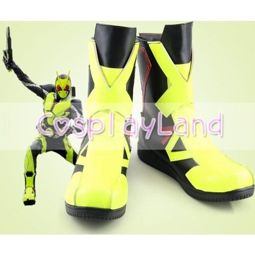 Kamen Rider Masked Rider Zero-One Cosplay Boots Shoes Men Shoes Costume Customized Accessories Halloween Party Shoes
