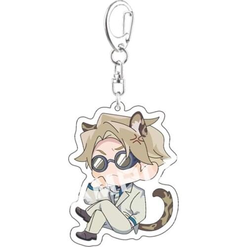 Anime Jujutsu Kaisen Keychain Popular Cartoon Figure Acrylic Game Props Keyring Man Women Bag Car Holder Key Accessories Charm