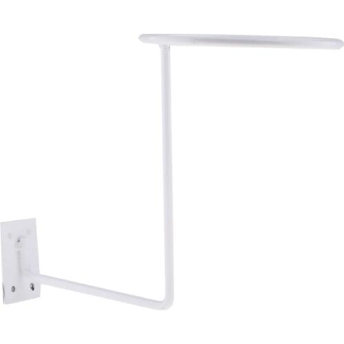 Motorcycle Accessories Helmet Holder Jacket Hook, Multifunctional Wall Mounted Cloth Display Rack Hanger, White