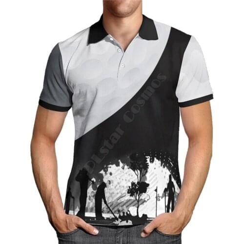 Fashion Hawaii Polo Shirts Golf Camouflage 3D All Over Printed Men for Women Summer Short Sleeve T-shirts Style-15