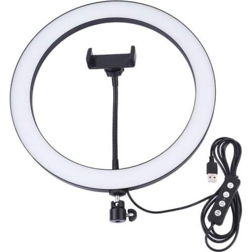 Photography Ring Light Mini LED Selfie Lamp Studio Photography Photo Lighting Fill Light 26/30CM without Light Stand