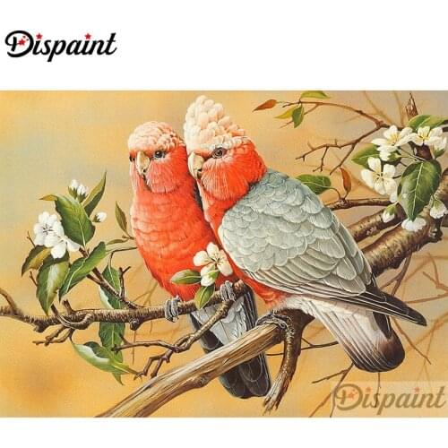 Dispaint Full Square/Round Drill 5D DIY Diamond Painting "Animal bird" Embroidery Cross Stitch 3D Home Decor Gift A12320
