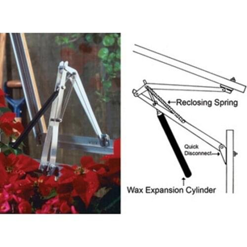 New products 2019 garden tools Greenhouse Automatic double springs vent Window Opener