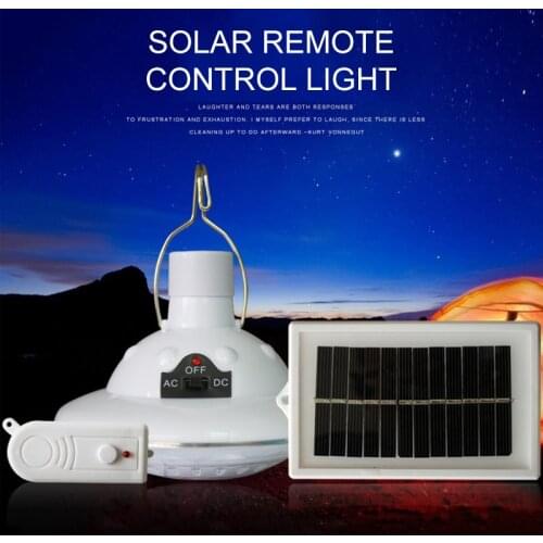 22 LED Solar Lamp Power Portable USB Rechargeable LED Light Camp Indoor Garden Emergency Lighting Remote Control Solar Bulbs
