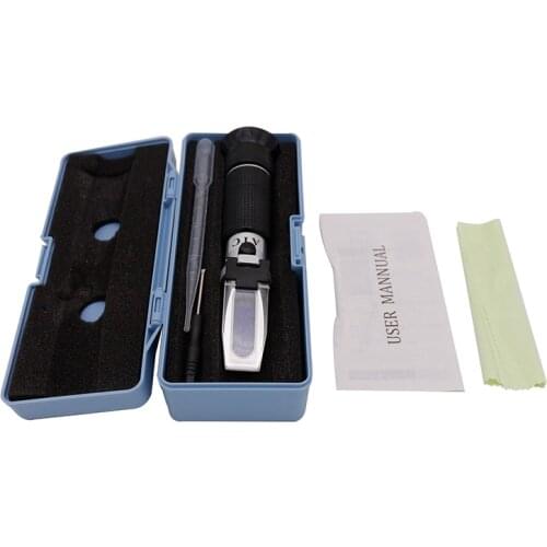 Dual Scale Brewing Refractometer Brix/SG Scale w/ATC, 0~32%Brix, 1.000~1.130 SG