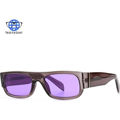 TEENYOUN Fashion Cool Square Sunglasses Luxury Brand Design Rectangle High Quality Sun Glasses Oculos De Sol 2021 Eyewear Shades