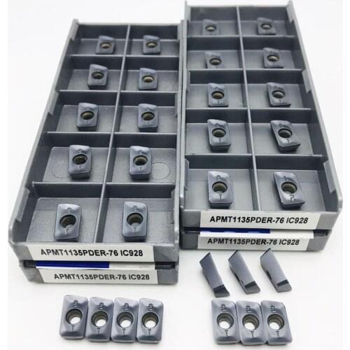 Lathe tool APMT1135PDER 76 IC928 Lathe parts tool turning milling cutter notch cutting insert APMT1135CNC carbide insert APMT