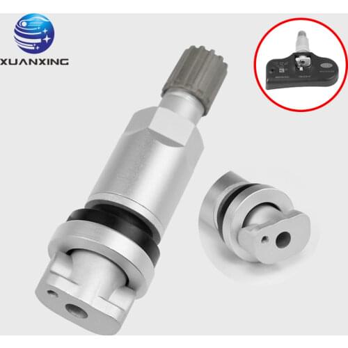 TPMS-12 Tire Valve For steel mate Nissan BMW X5 Mitsubishi Jeep Qijun Aluminum Tire pressure sensor Valves TPMS Replacement