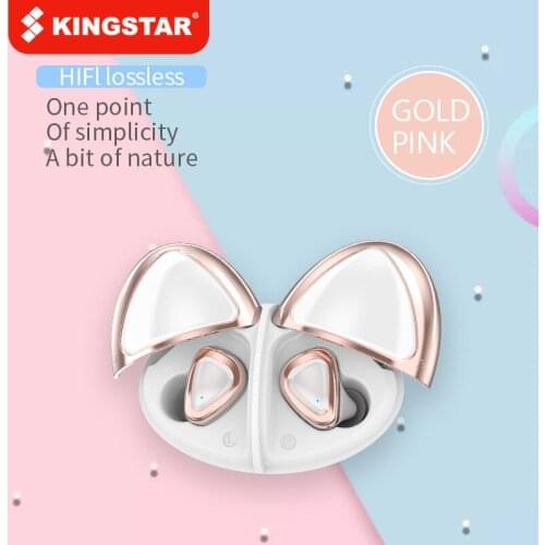 KINGSTAR TWS Wireless Earphones Bluetooth 5.0 Headphones Waterproof Earbuds LED Display HD Stereo Built-in Mic For Xiaomi iPhone