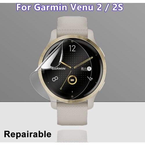 Ultra Clear Screen Protector For Garmin Venu 2 2S Soft Hydrogel Protective Film For Venu2 Venu2S Smart Watch -Not Tempered Glass