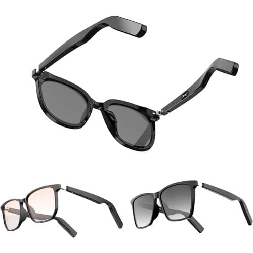 Smart Bluetooth Glasses Intelligent 5.0 Glasses TWS Wireless Music Earphones Anti-Blue Polarized Lens Sunglasses