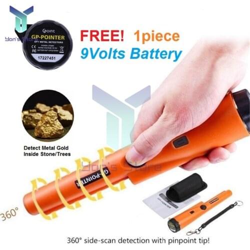 Positioning Rod of Small 360 Degree High Precision Metal Detector Pinpointing Gold Digger Garden Detecting Waterproof Handheld