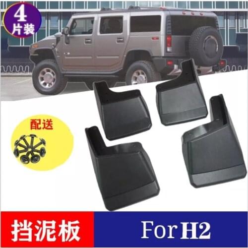 For Hummer H2 H3 2007-2018 High-quality mudguard, anti-fouling, splash-proof, body protection, body parts, mudguard
