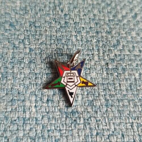 Custom charms Wholesale 3/4" Masonic Mason Chapter Eastern Star Charm