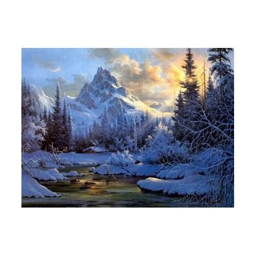 A13519 11CT/14CT/18CT/25CT/28CT Oil tea patterns Counted Cross Stitch DIY Cross Stitch Kits Embroidery Needlework Sets