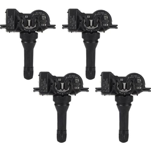4pcs Car Auto Tire Pressure Monitoring Sensor TPMS 68252493AB 68105280AF Fits for Jeep Renegade 2015-2018 Grand Cherokee 16-19
