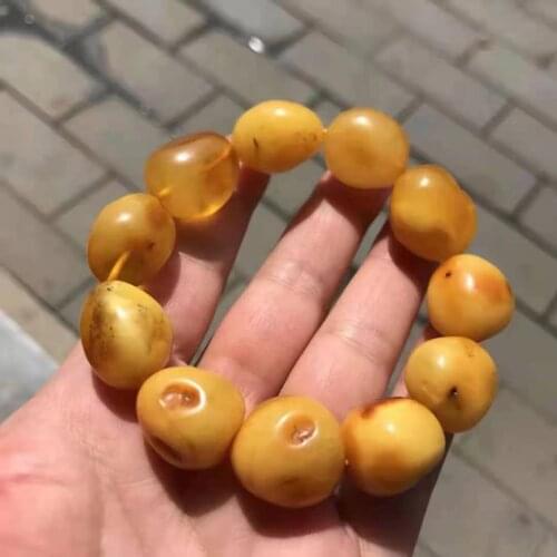 Special Price Natural Amber Bracelet for Men and Womens Fine Jewelry