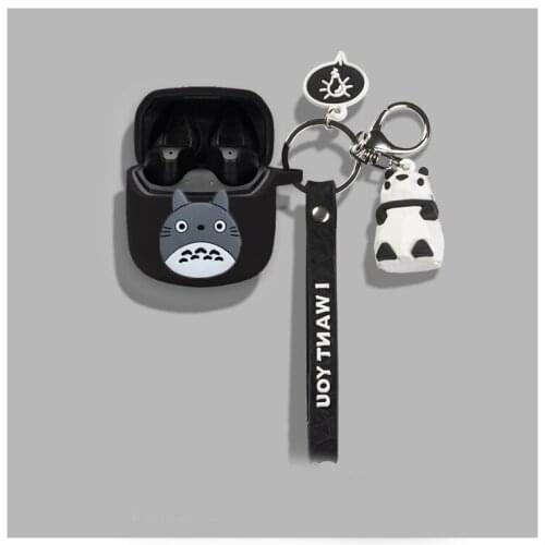 Case For JBL CLUB PRO+/T220 TWS Wireless Bluetooth Earphone Case with keychain Panda Protect Cover For JBL Tune T220 soft case