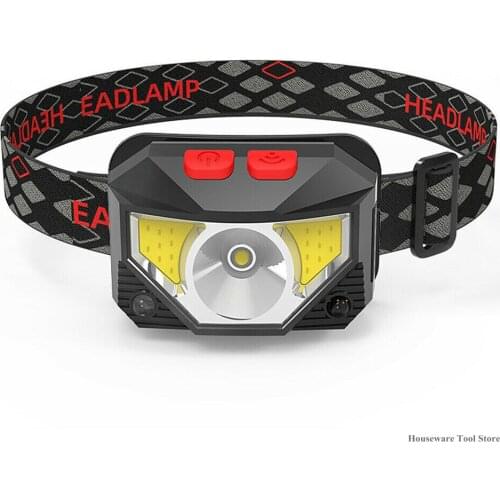 Torch Light led Handsfree Lamp Motion Sensor super bright led torch light Camping Night Headlamp Waterproof IPX45 350 Light