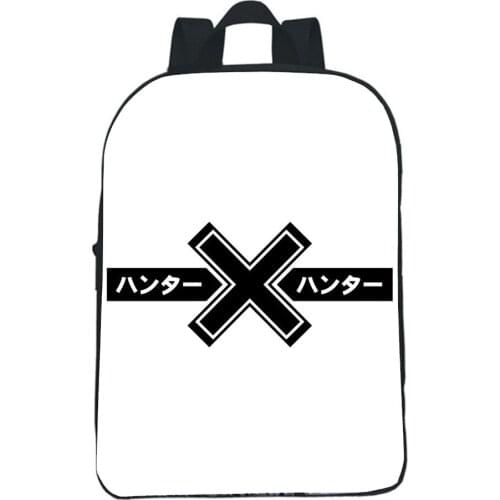 Hunter X Hunter School Bag Boy Girl Bookbag Daily Small Backpack Kindergarten Anime HxH Rucksack Cartoon Harajuku Knapsack