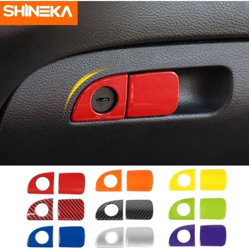 Interior Mouldings For Dodge Challenger 2015+ Car Co-pilot Storage Box Switch Panel Decoration Stickers For Dodge Charger 2010