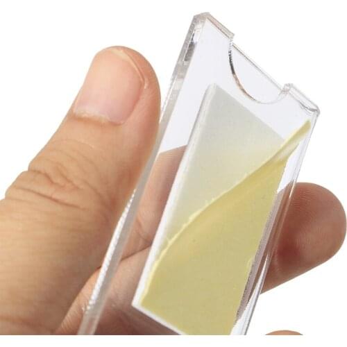 Custom Size Shelf Edge Talker Adhesive Price Tag Sleeve Logo Number Name Info Card Display Holder Rack Sign Clip Frame Case