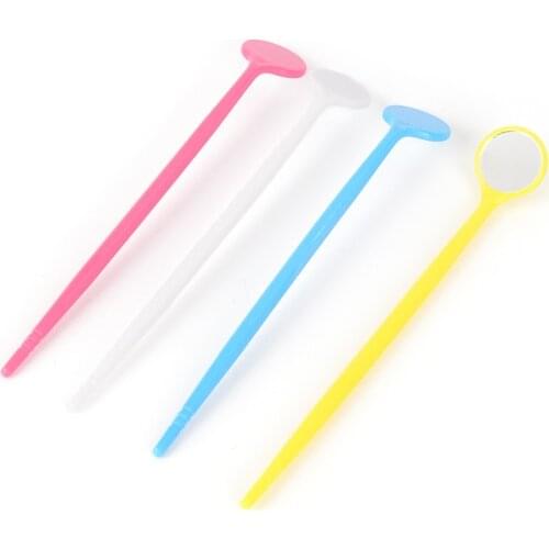 Multifunction Checking Eyelash Extension Disposable Eyelash Mirror Teeth Clean Oral Eyelash makeup mirror