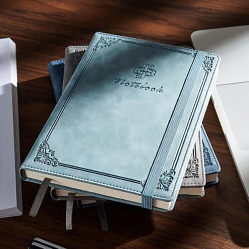 Fashion Elastic Pattern A5 Notebook line Diary Bandage Office Supplies Hard Cover Copy Business meeting Notepad 260 sheets