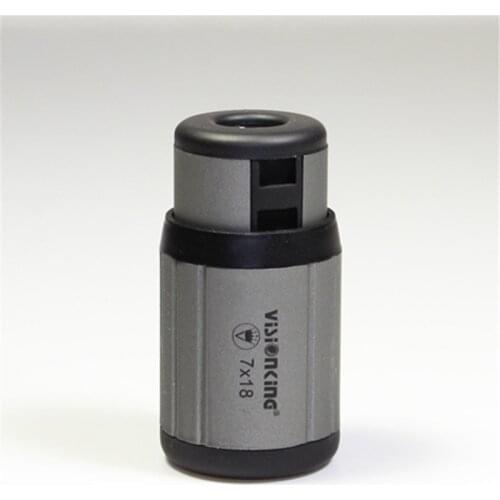 Visionking Single Tube Compact Portable Macro Meter Monocular 7X Magnification Mini Micro Telescope 7X18 Pocket Focus7X18