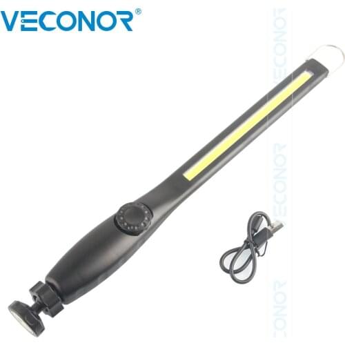 Car Inspection Maintenance Light Rechargeable COB Work Light Outdoor Portable Adjustable USB Charging Hand-held Emergency Light