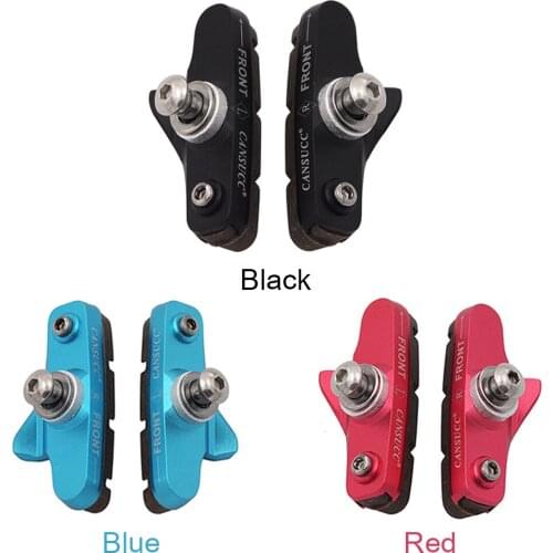 2pcs/set Bike Brake Pads Mountain Road Bicycle Cycling Brake Pads Bike Rubber Sheet Cycling Riding Accessories