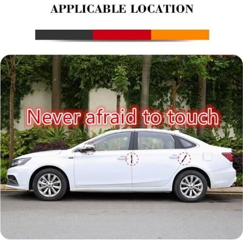 4 pezzi nuovo Styling Car Door rear-view mirror Side anti-collisione striscia adesivi Decal per Hyundai NISSAN Toyota Ford Lexus