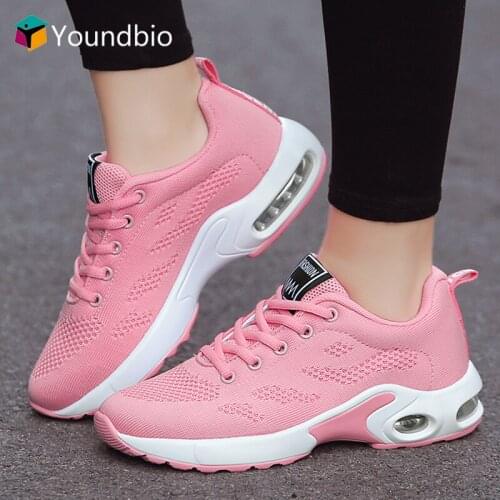 2021 Sport Running Shoes For Women Footwear Breathable Air Sneakers Fashion Platform Shoes Female Comfort Casual Walking Shoes