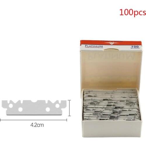 100pc Double Edge Shaving Razor Blades for Men Face Care Shaving Manual Shaver