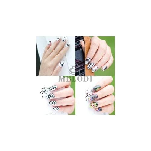 5 pack metal nail art beauty sticke decor gold on decorative stickers forms decoration for nails set free shipping