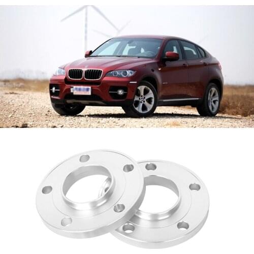 2PCS 5x120 74.1CB Aluminum Centric Wheel Spacers Tire Adapters Rims Flange Hubs For BMW X5 2007+/ X6 2008