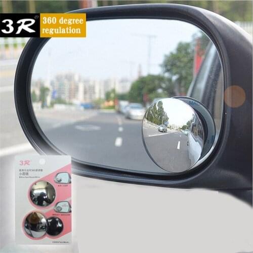 5.5cm Car Wide Angle Rear View Mirror 360 Degree Rotation Auto Rearview Auxiliary rearview mirror