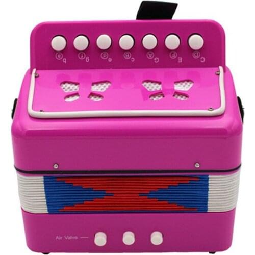 Kids Accordion 17 Keys Keyboard Educational Enlightenment for Children Kids Funny Toys Musical Instruments Gift AC02